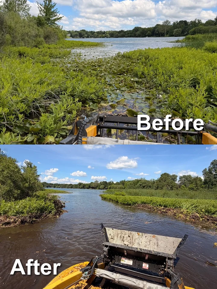 Aqua Contracting before and after, project 1