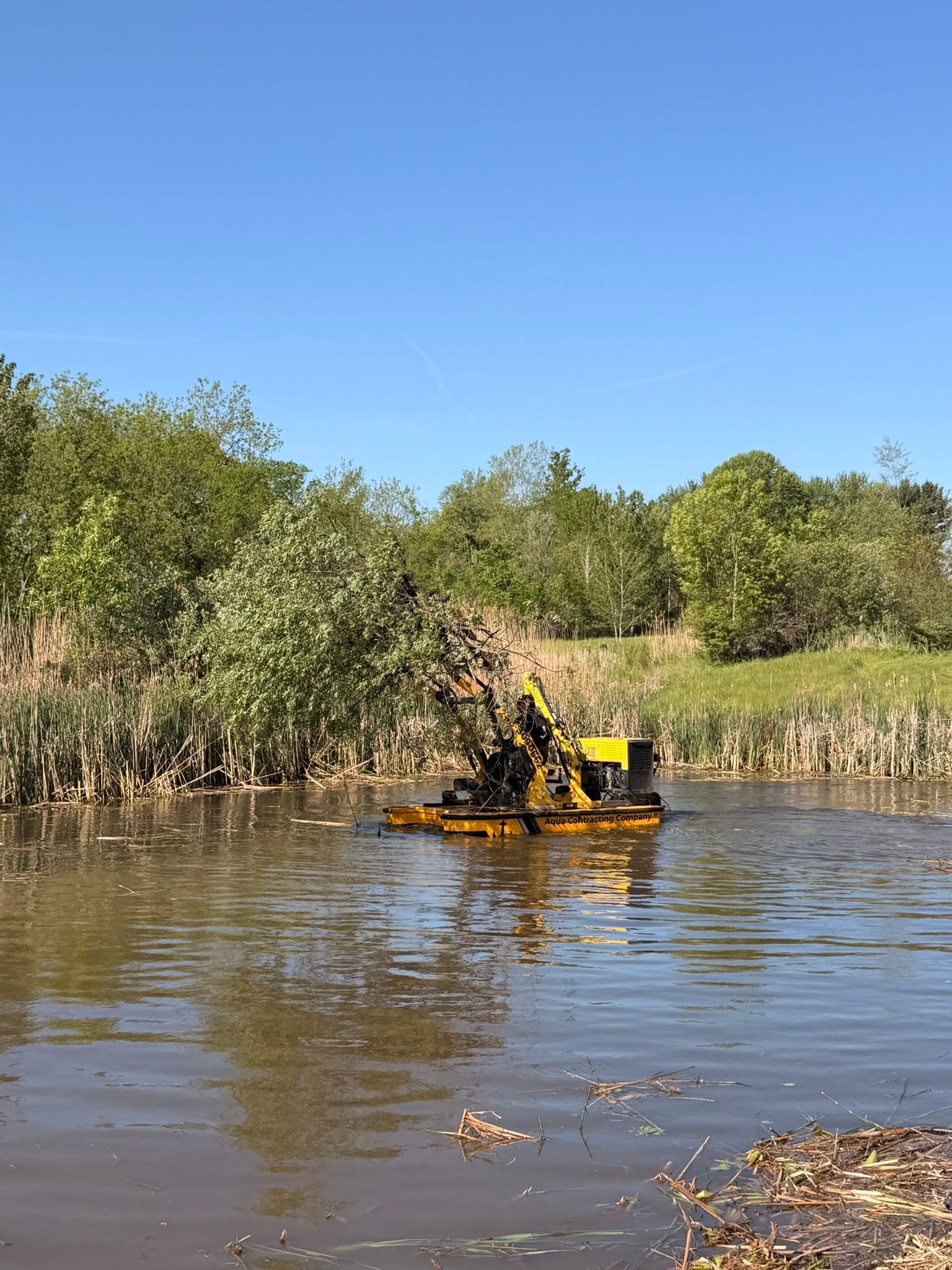 Muck Removal & Dredging on a Michigan lake