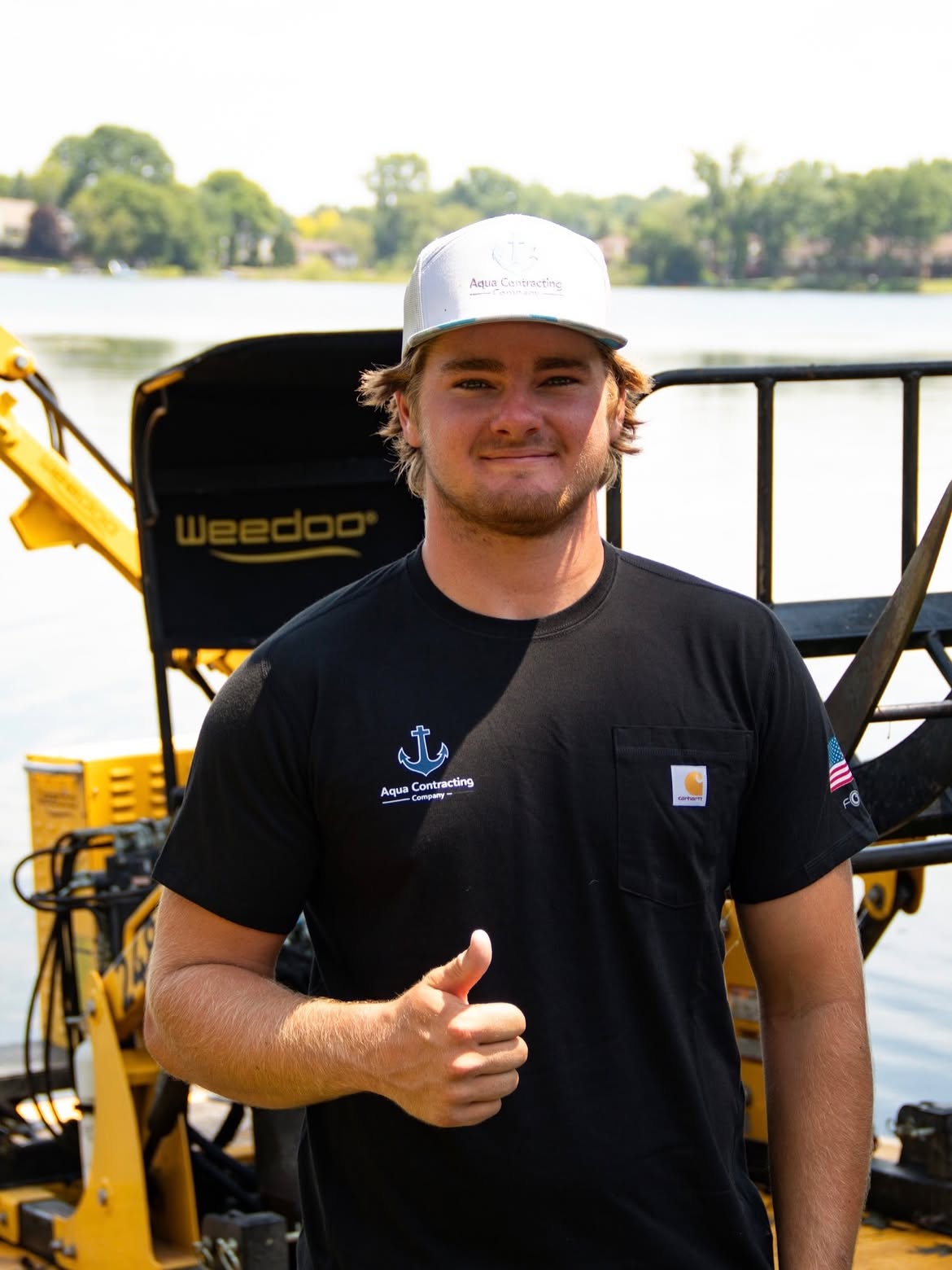 Cade, full-time crew member at Aqua Contracting